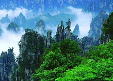 黃石寨南壯觀景色