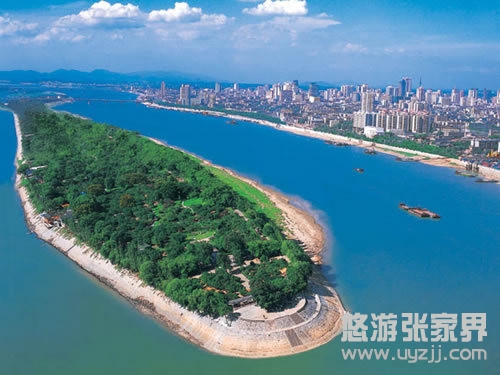 望長(zhǎng)沙橘子洲頭風(fēng)景